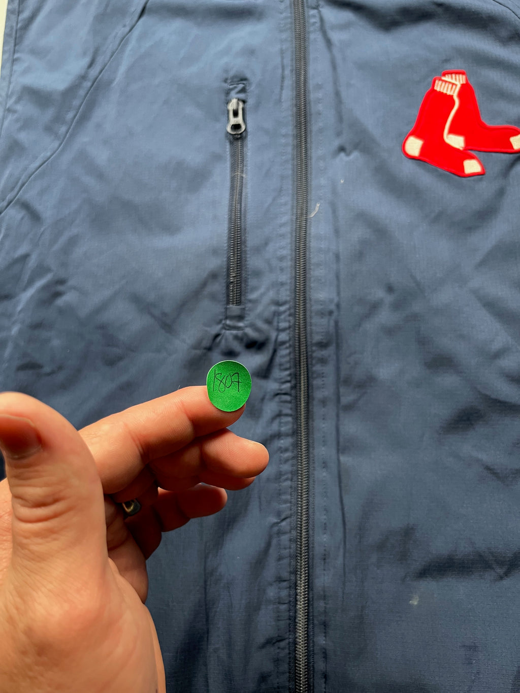 Vintage Boston Red Sox Antigua Full Zip Vest Jacket
