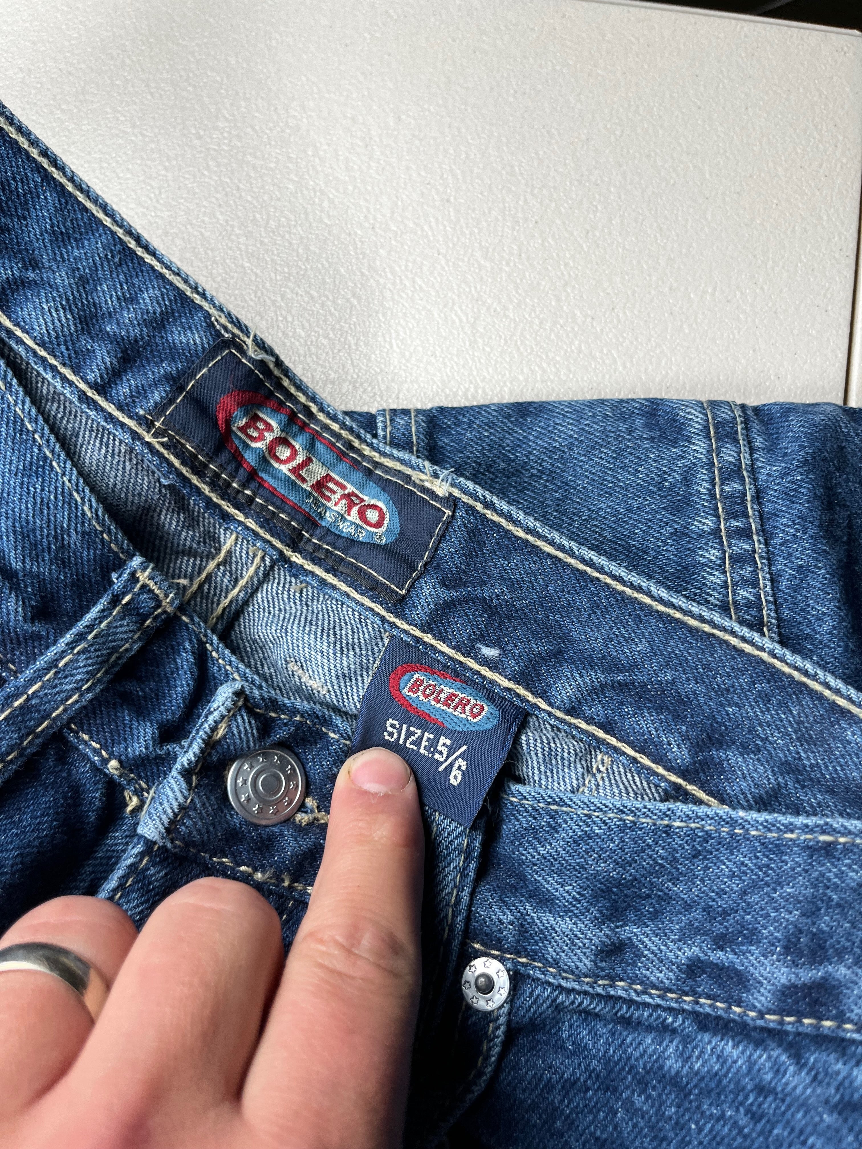 Vintage 90s JNCO Bolero Wide Leg Carpenter Jeans