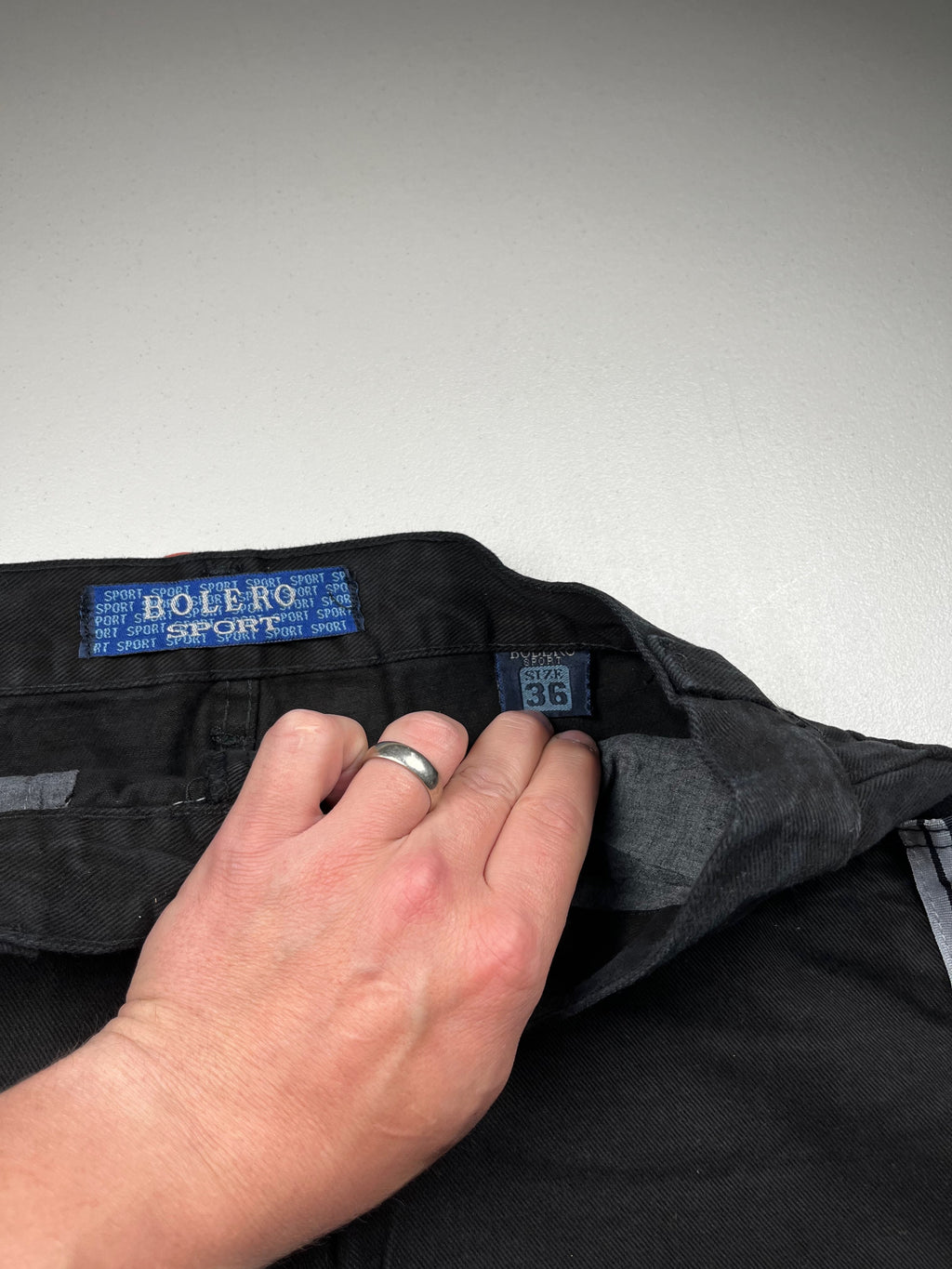 Bolero Tekno Black Wide Leg Denim Rave Skate Jeans
