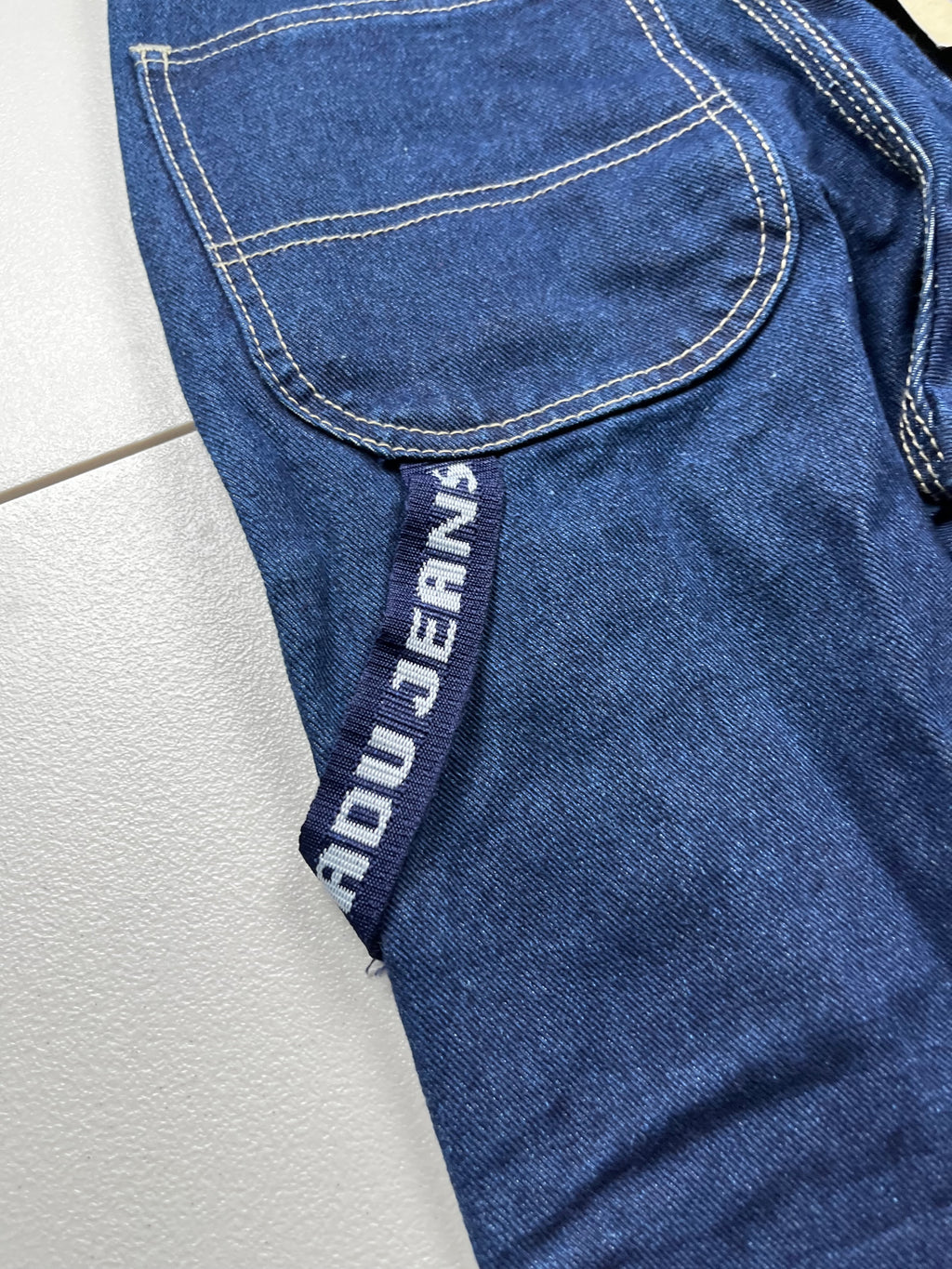 Deadstock Vintage Badu Jeans Baggy Denim Overalls