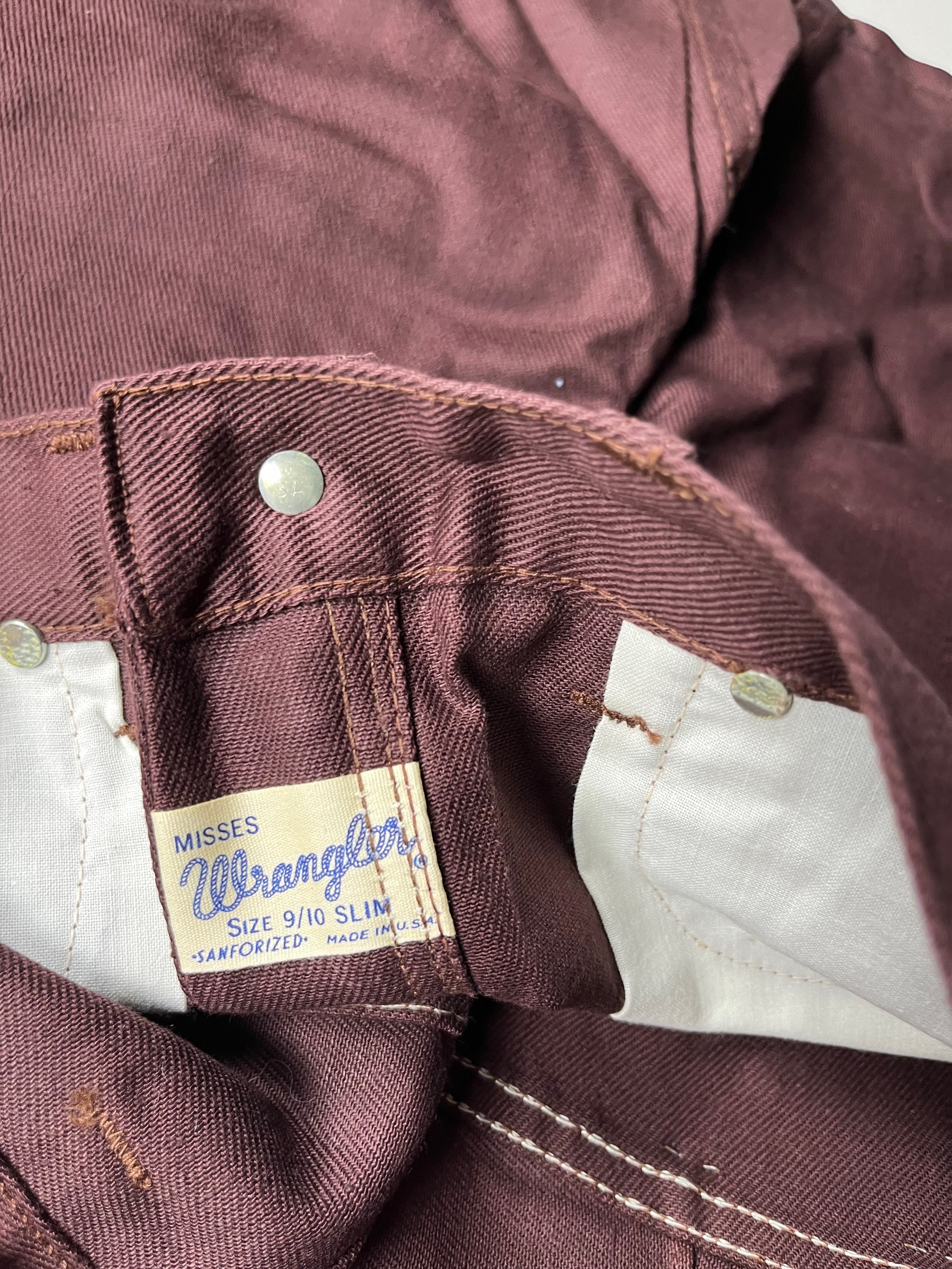 Deadstock 1970s Vintage Wrangler Misses Jamaica Shorts