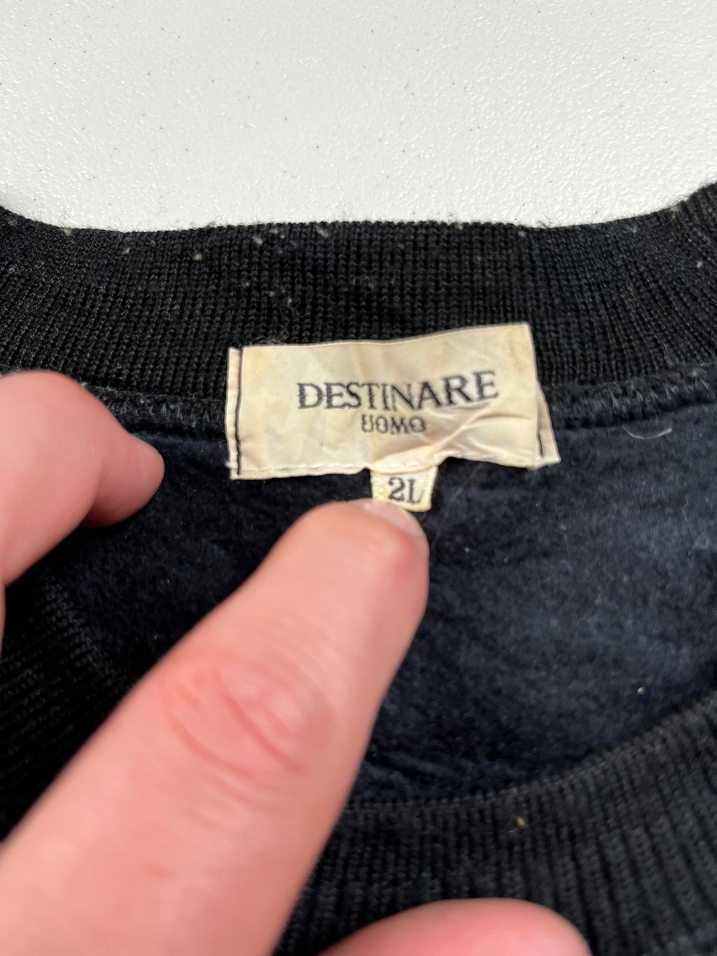 Vintage Destinare 90s-style Knit Pullover Sweater