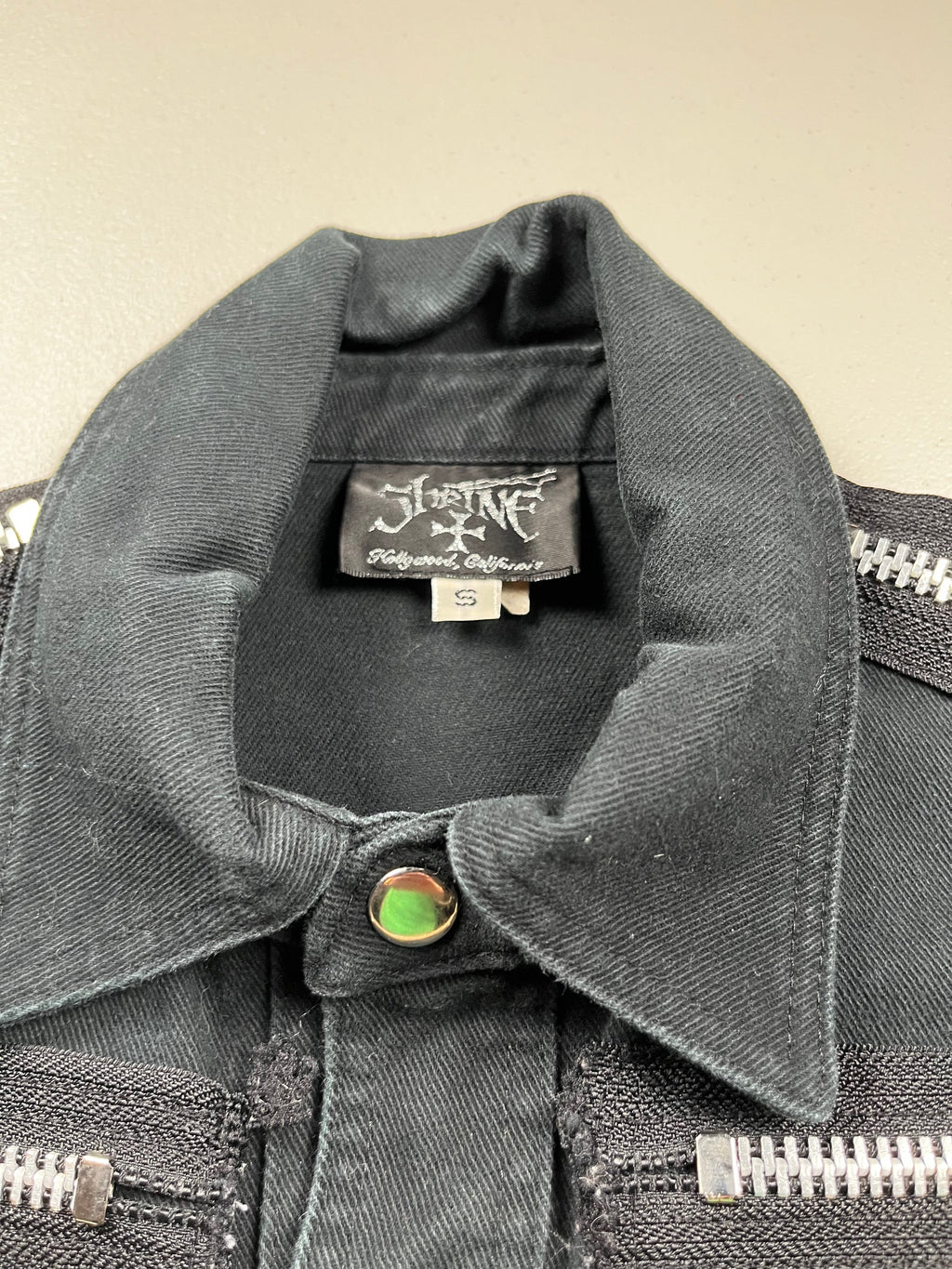 Vintage Shrine Gothic Black Vest