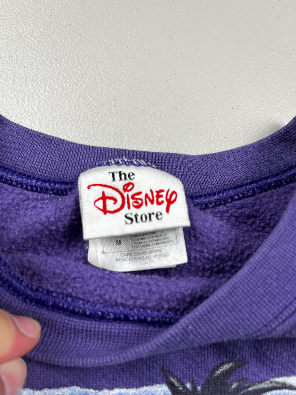 Vintage 90s Purple Disney Store Crewneck Sweatshirt