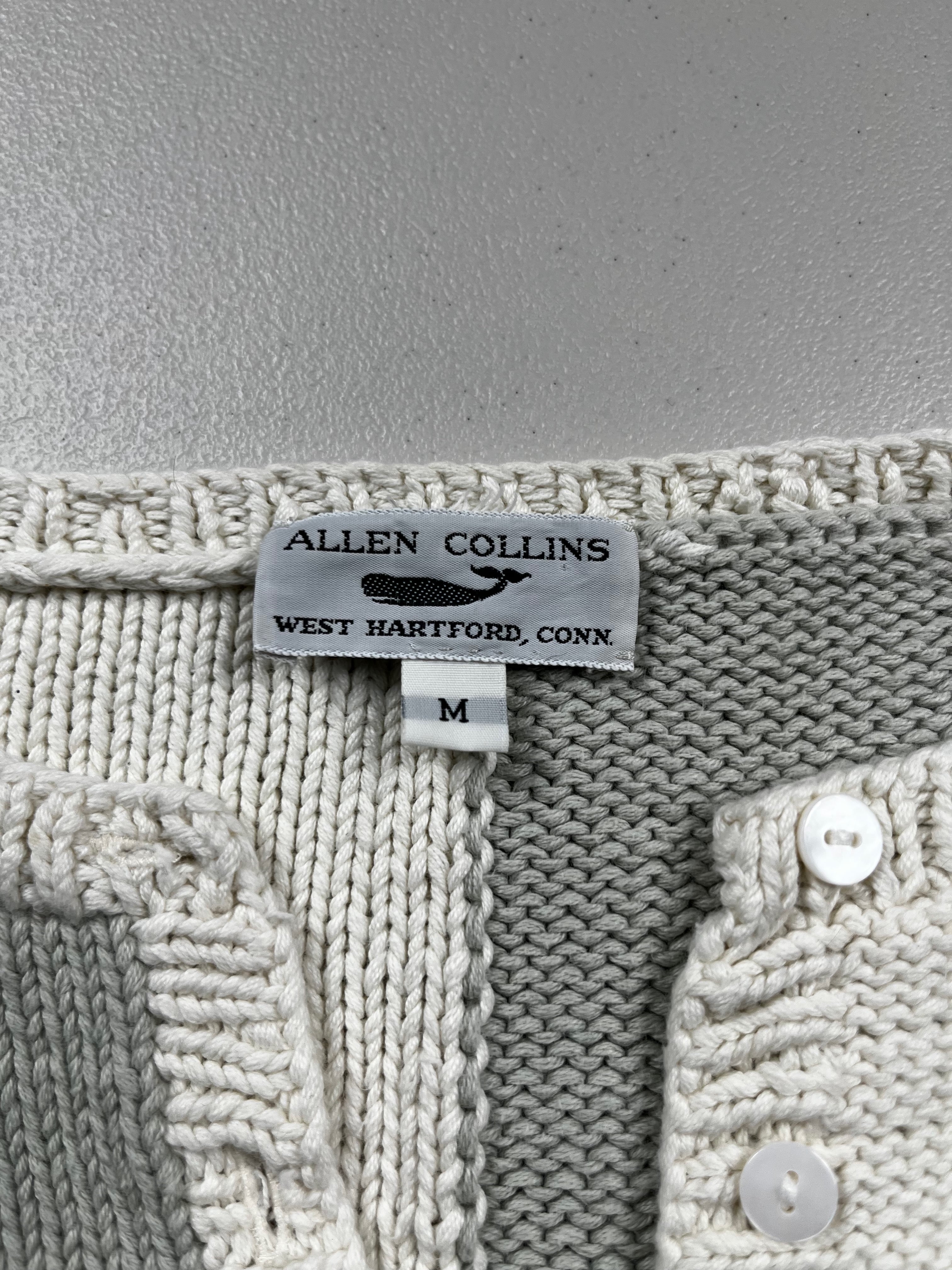 Alley Collins Patchwork Button-Down Cardigan