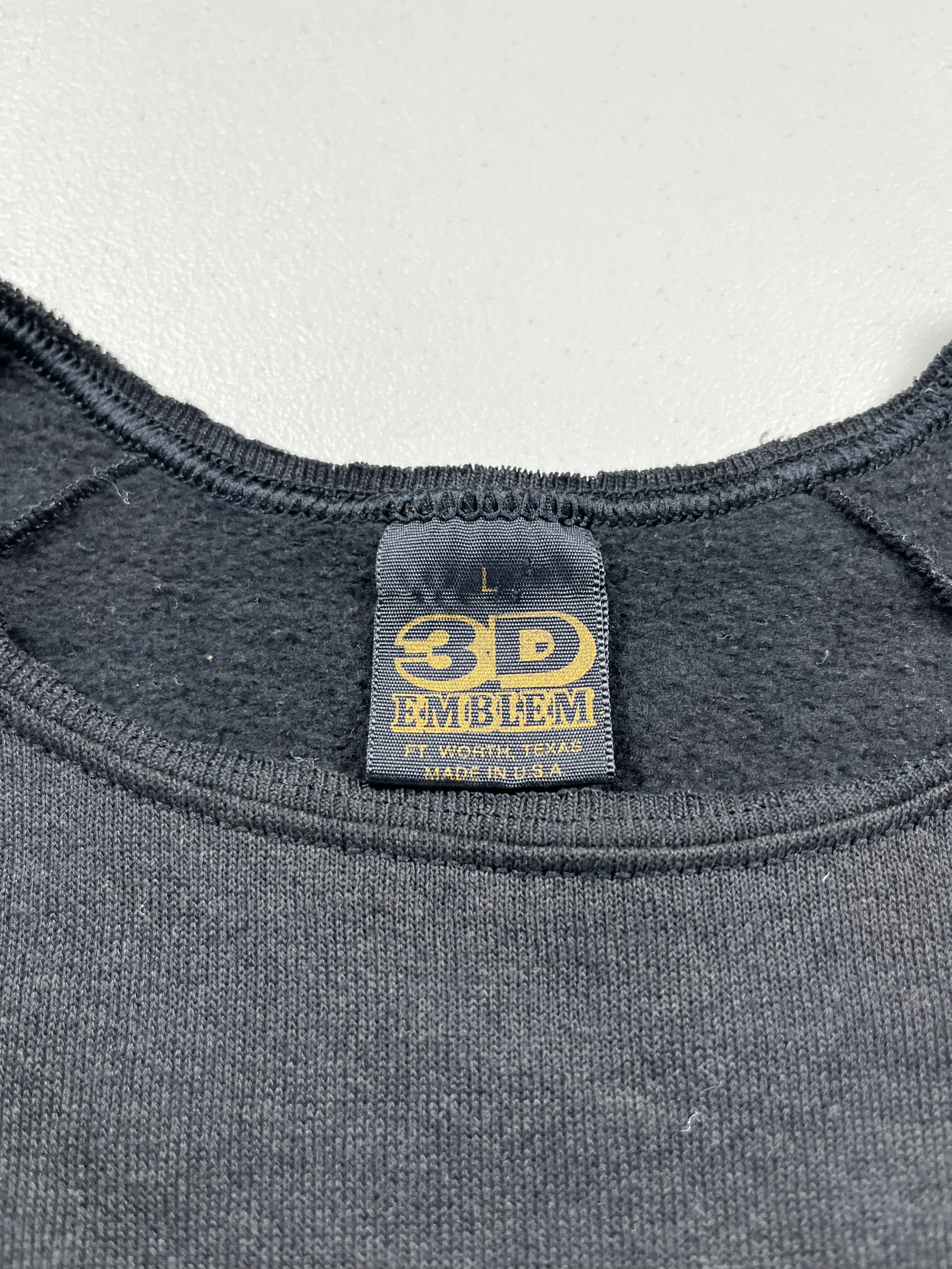 Vintage 1992 Harley-Davidson "American Born and Bred" 3D Emblem T-shirt