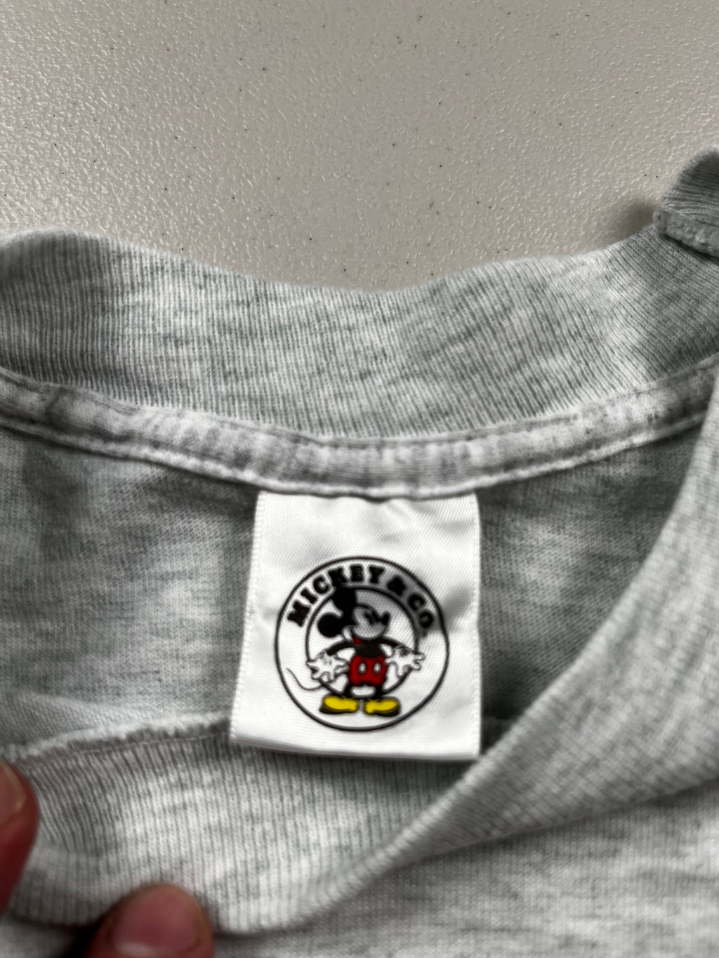 Vintage 1990s Mickey & Co. Gray T-Shirt