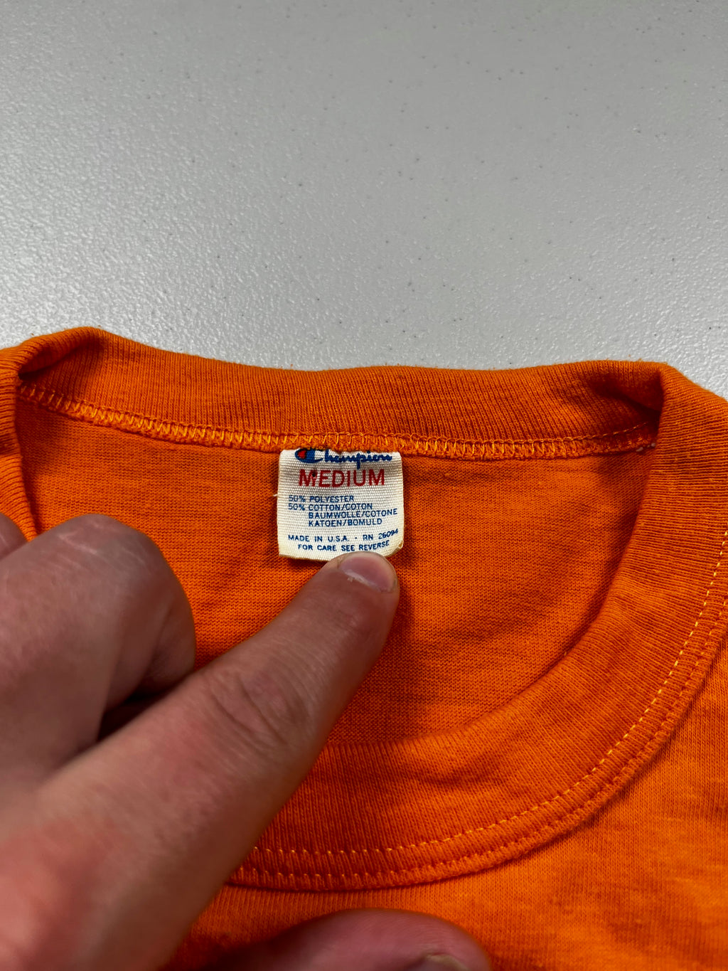 Vintage Style Orange Tampa Bay Buccaneers T-Shirt