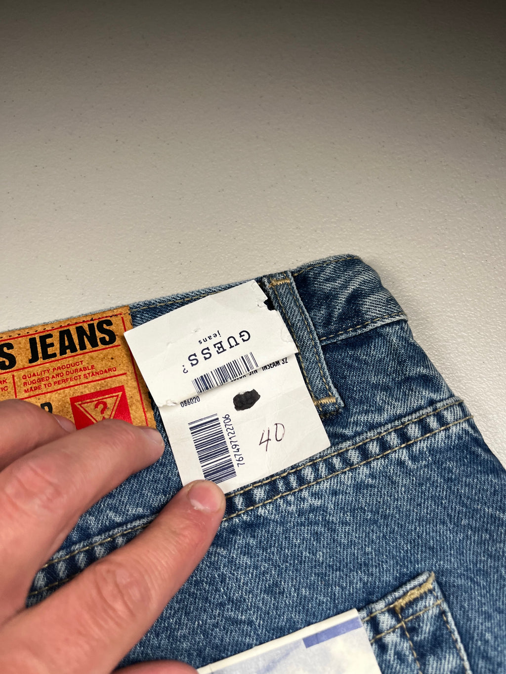 Vintage 1990s Guess Baggy Skater Jeans Medium Wash