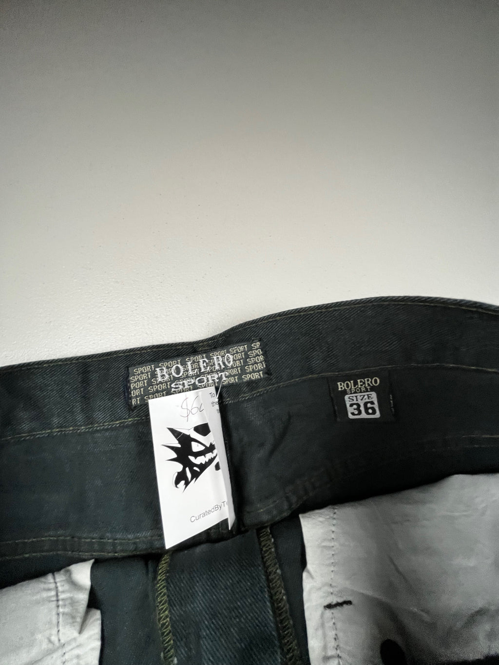 Vintage Bolero Tekno Black Denim Carpenter Jeans NWT