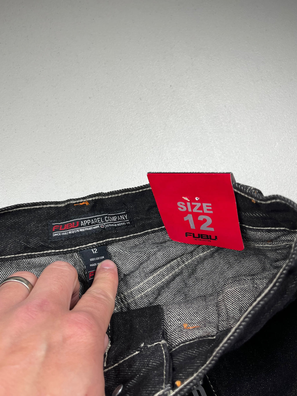 New with Tags FUBU Heritage Black Baggy Carpenter Jeans