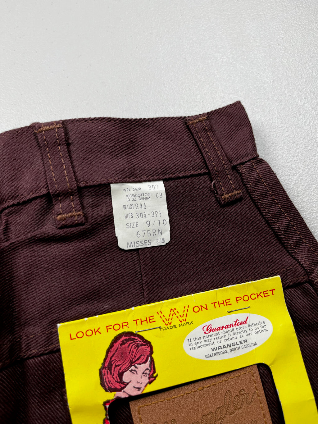 Deadstock 1970s Vintage Wrangler Misses Jamaica Shorts