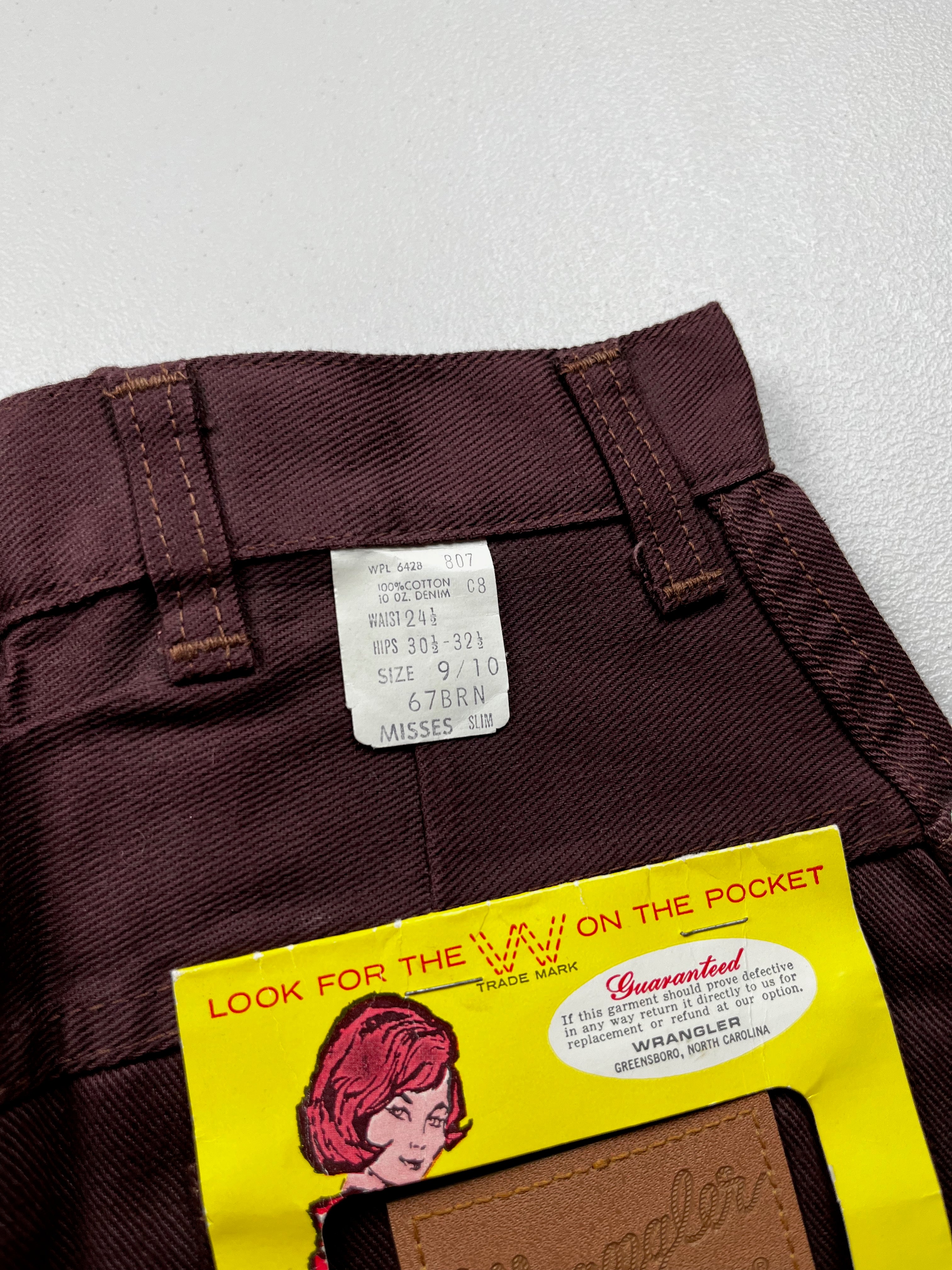Deadstock 1970s Vintage Wrangler Misses Jamaica Shorts