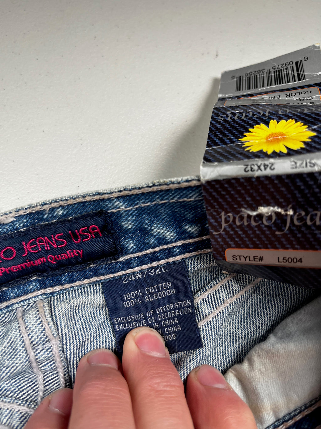 Vintage 90s Paco Jeans Light Wash Baggy Denim
