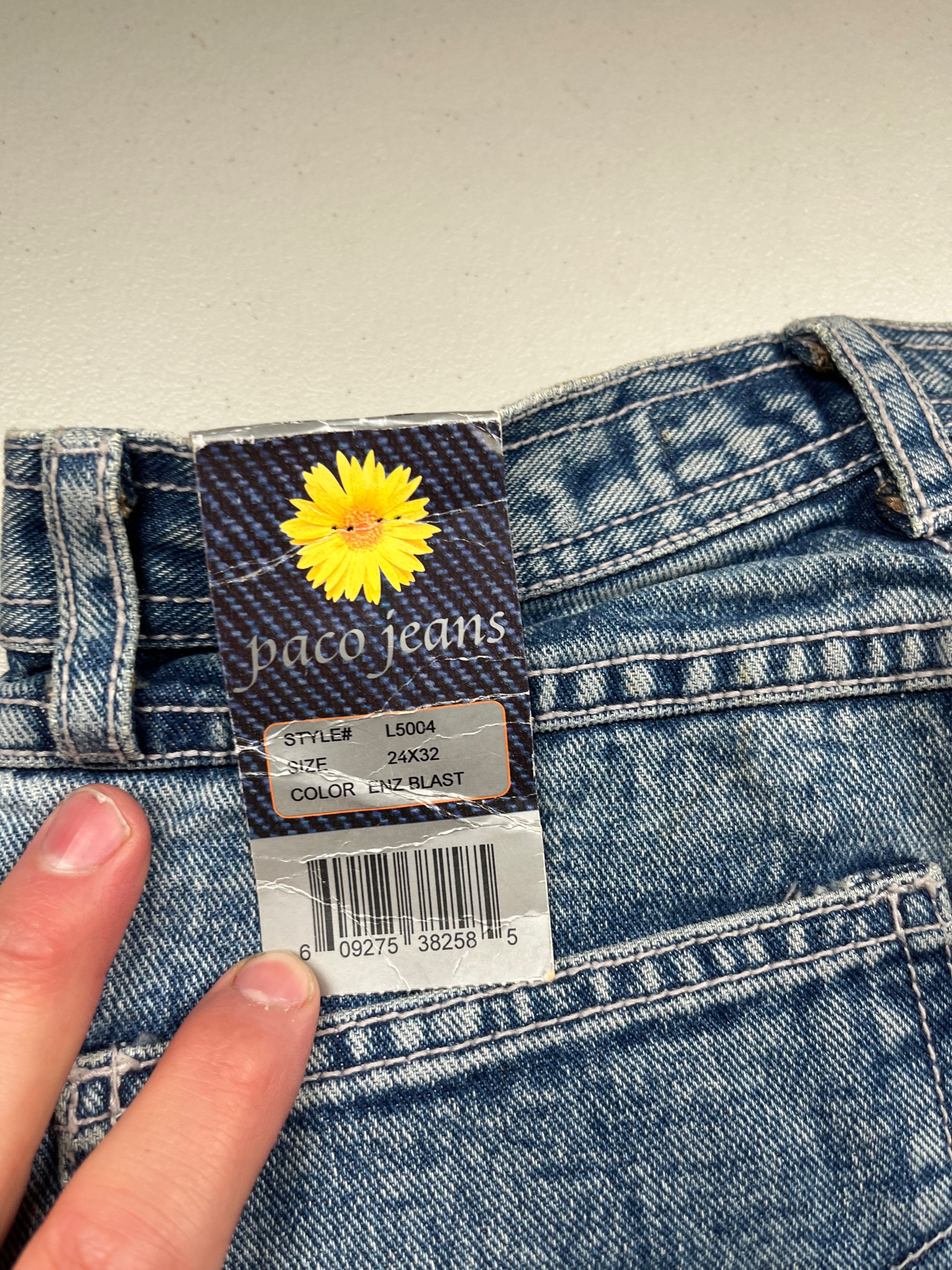 Vintage 90s Paco Jeans Light Wash Baggy Denim