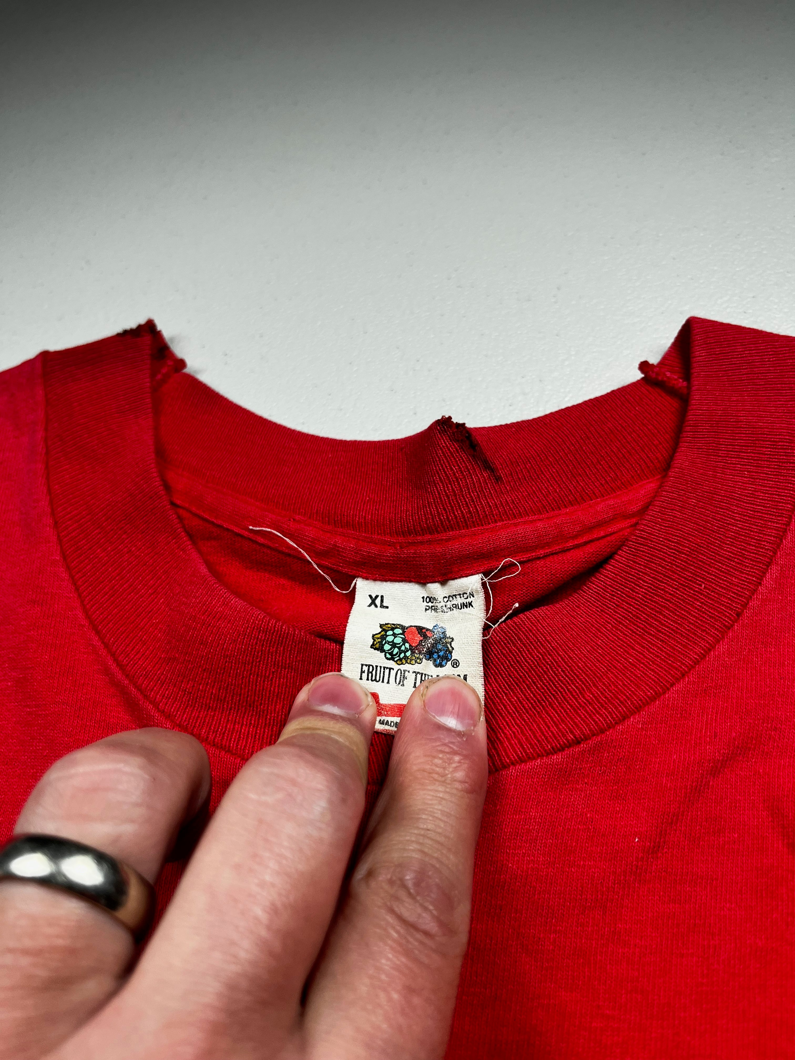 Vintage 1988 Nintendo Super Mario Bros 2 Club T-Shirt Red