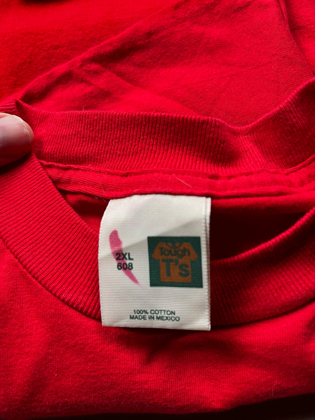 Vintage Hardee's Carl's Jr Star Graphic T-Shirt Red