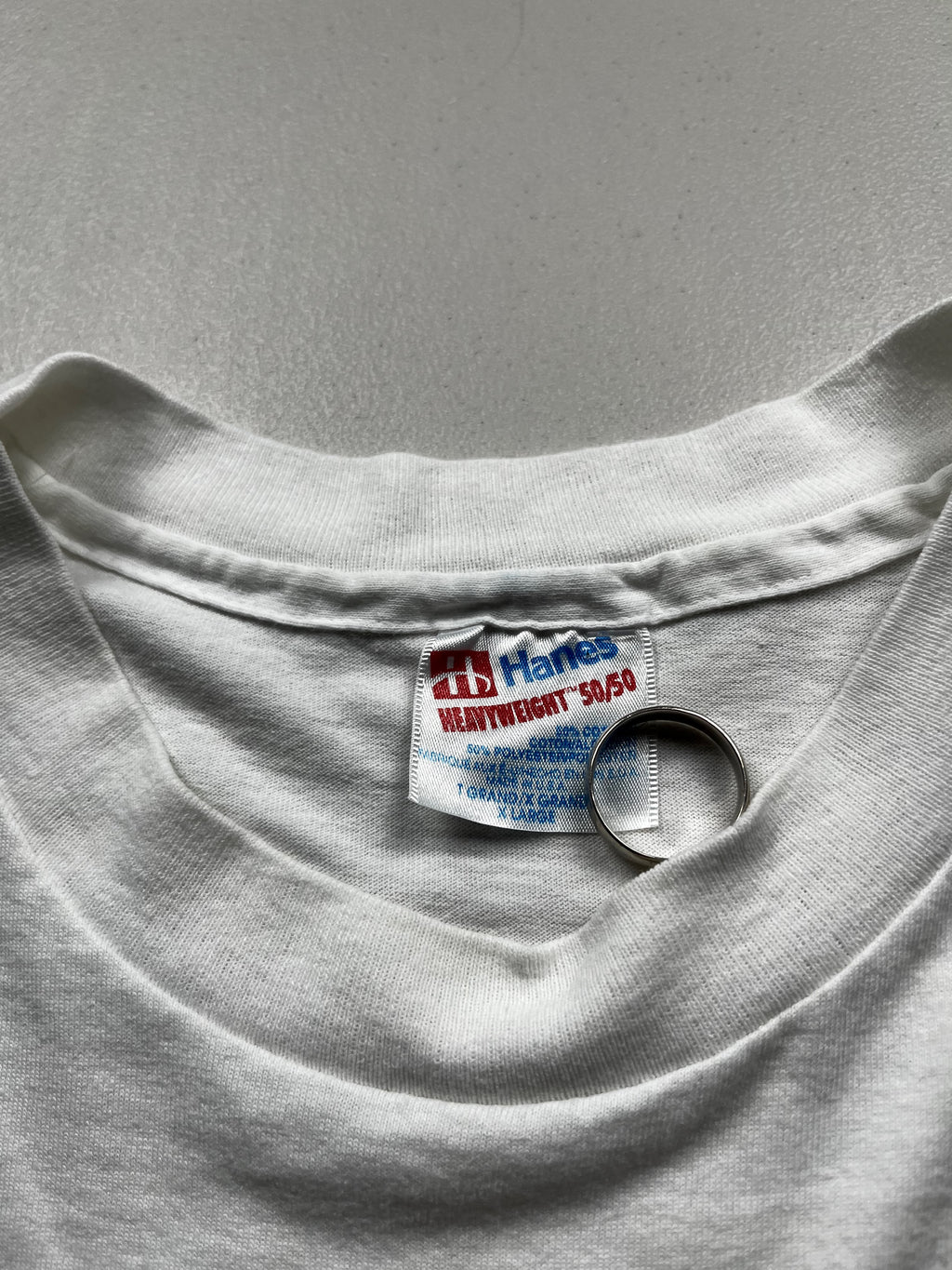 Vintage I'm With The Virgin Novelty T-Shirt White