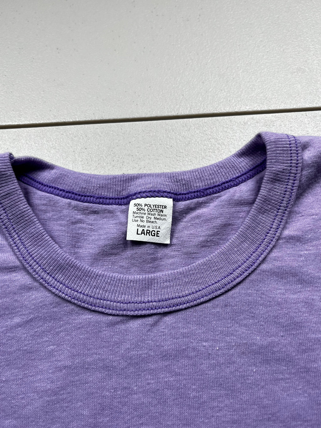 Vintage 1983 Milford Oyster Festival Graphic T-Shirt Purple