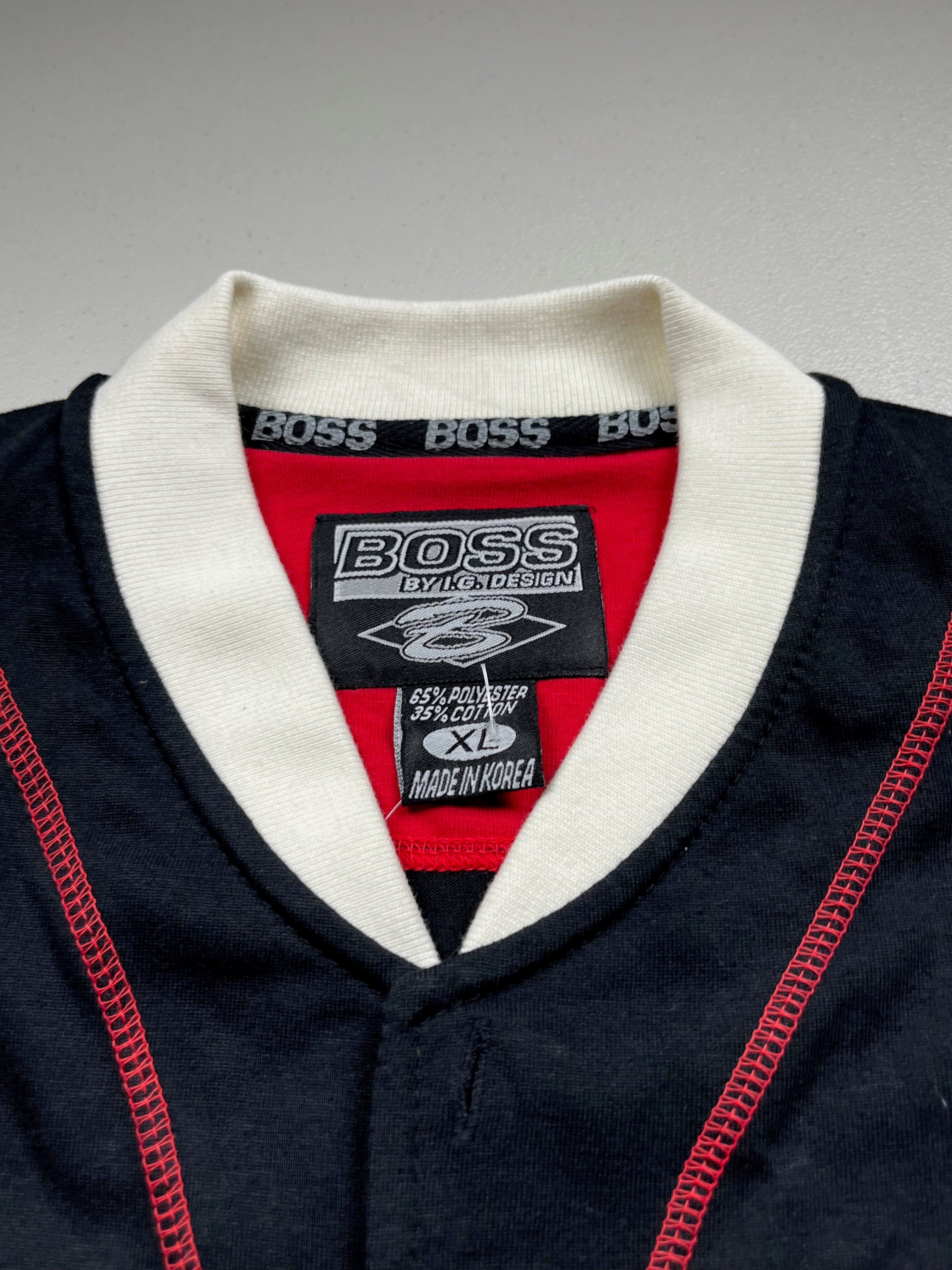 Vintage Boss Jeans Colorblock Baseball Jersey Shirt