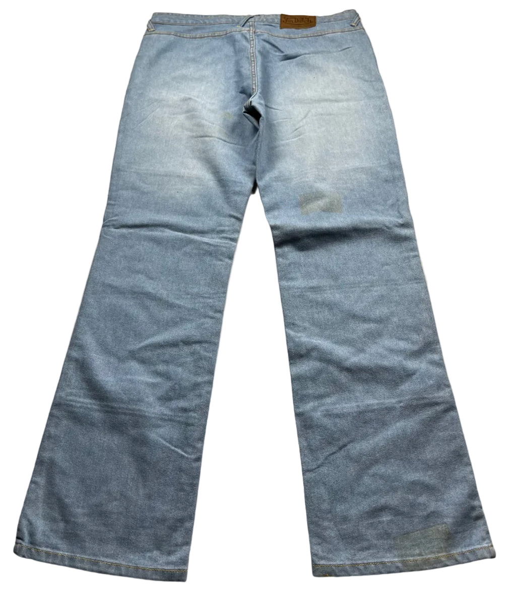 Vintage Von Dutch Multi Graphic Light Wash Jeans